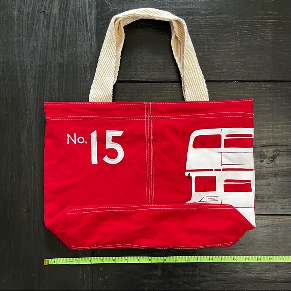 No. 15 Red Bus Tote Bag - Picture 6 of 6